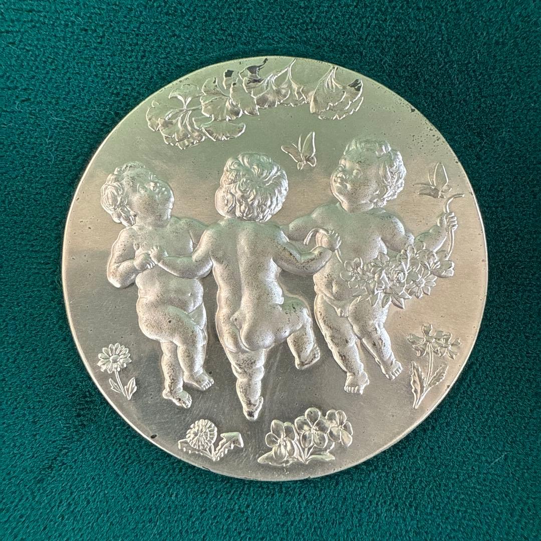 1990年 国際花と緑の博覧会 記念銀製メダル