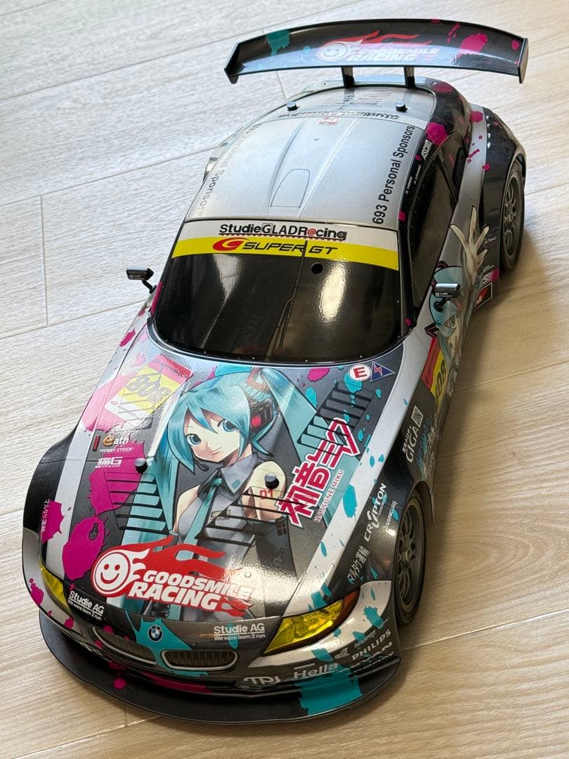 【極美品】RCラジコンボディ 1/10 タミヤ BMW 初音ミク Z4ボディ