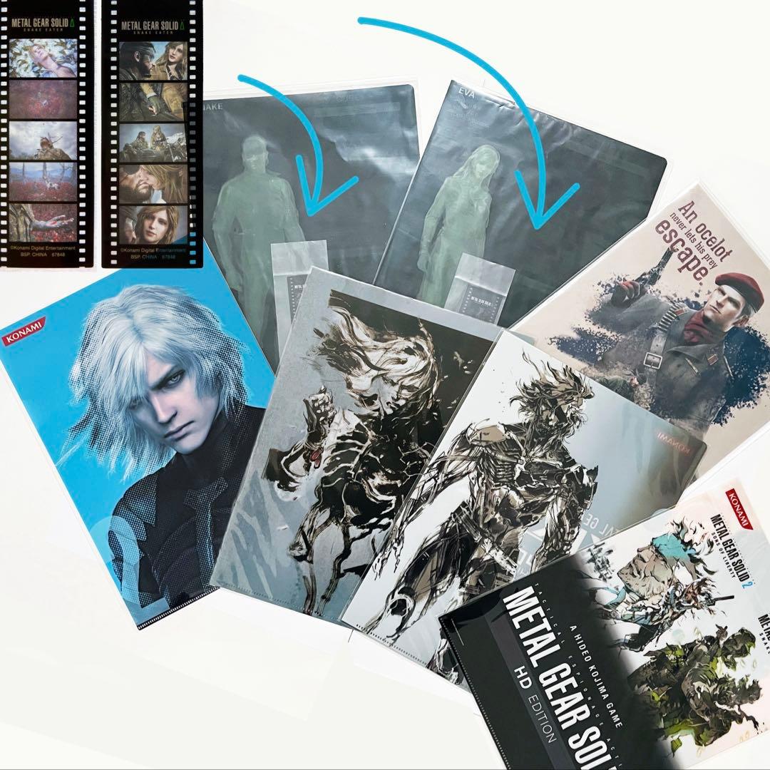 メタルギアソリッド　メタルギアライジング　雷電 クリアファイル　フィルムしおり