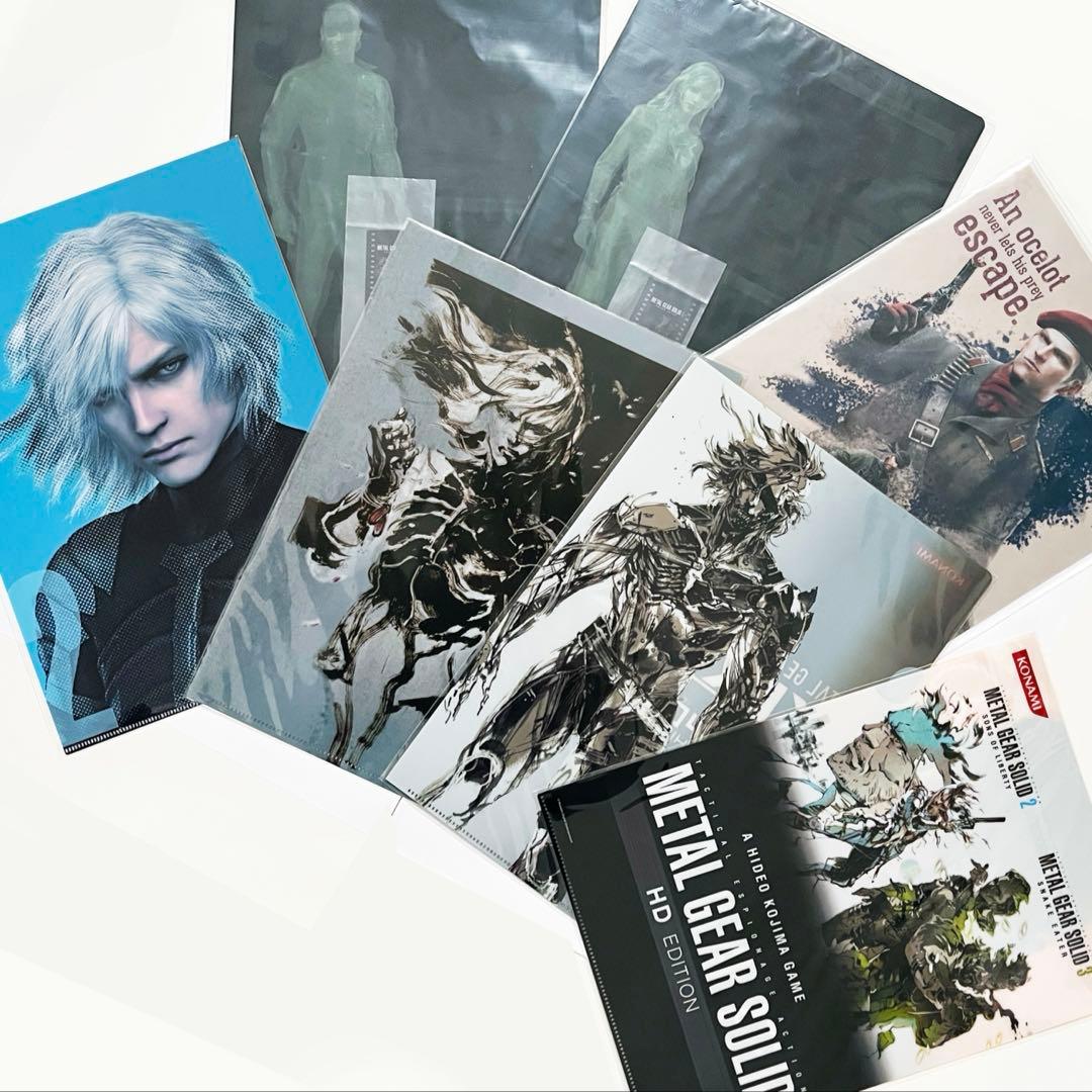 メタルギアソリッド　メタルギアライジング　雷電 クリアファイル　フィルムしおり