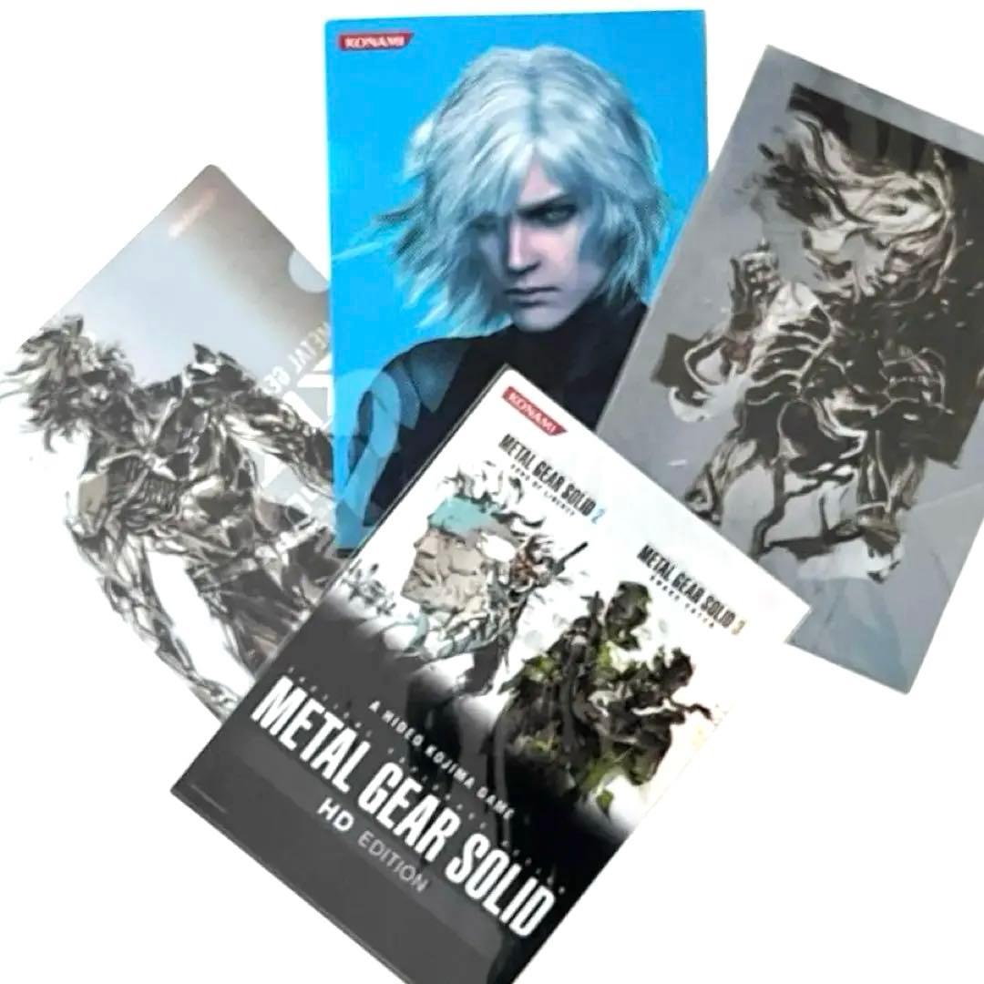 メタルギアソリッド　メタルギアライジング　雷電 クリアファイル　フィルムしおり