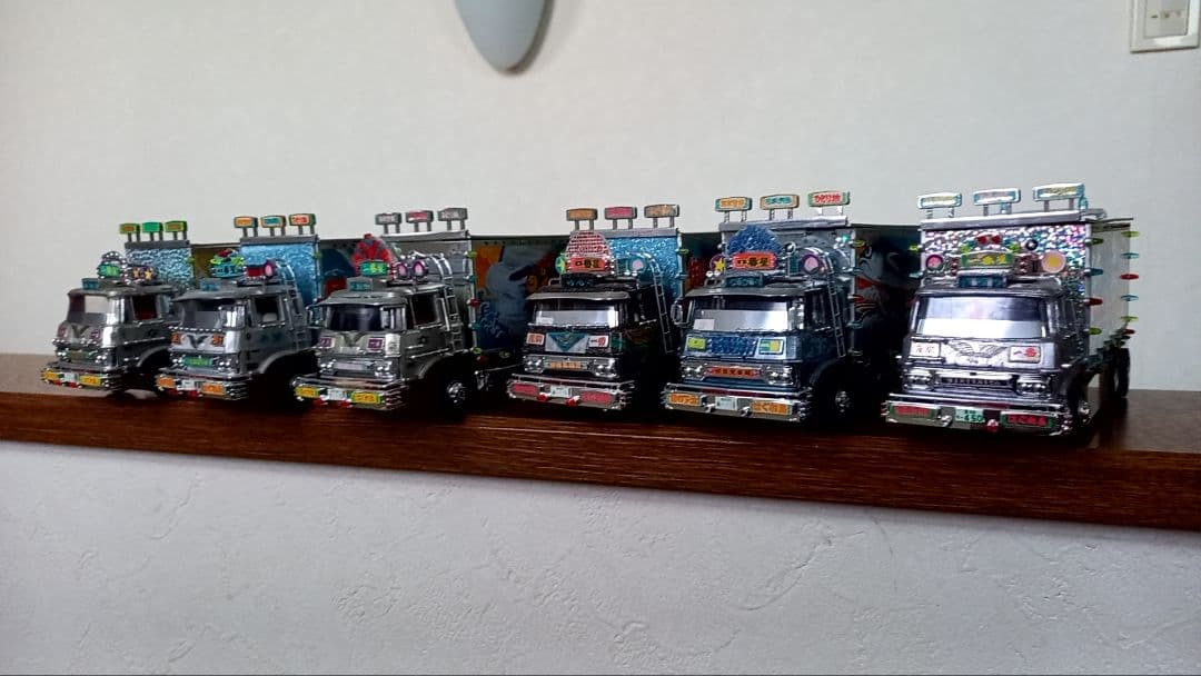 【絶版品】1／48トラック野郎　完成品ジャンク６台セット