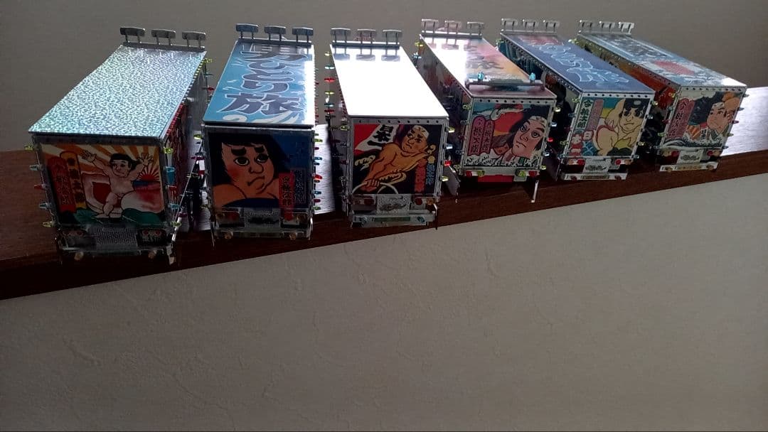 【絶版品】1／48トラック野郎　完成品ジャンク６台セット