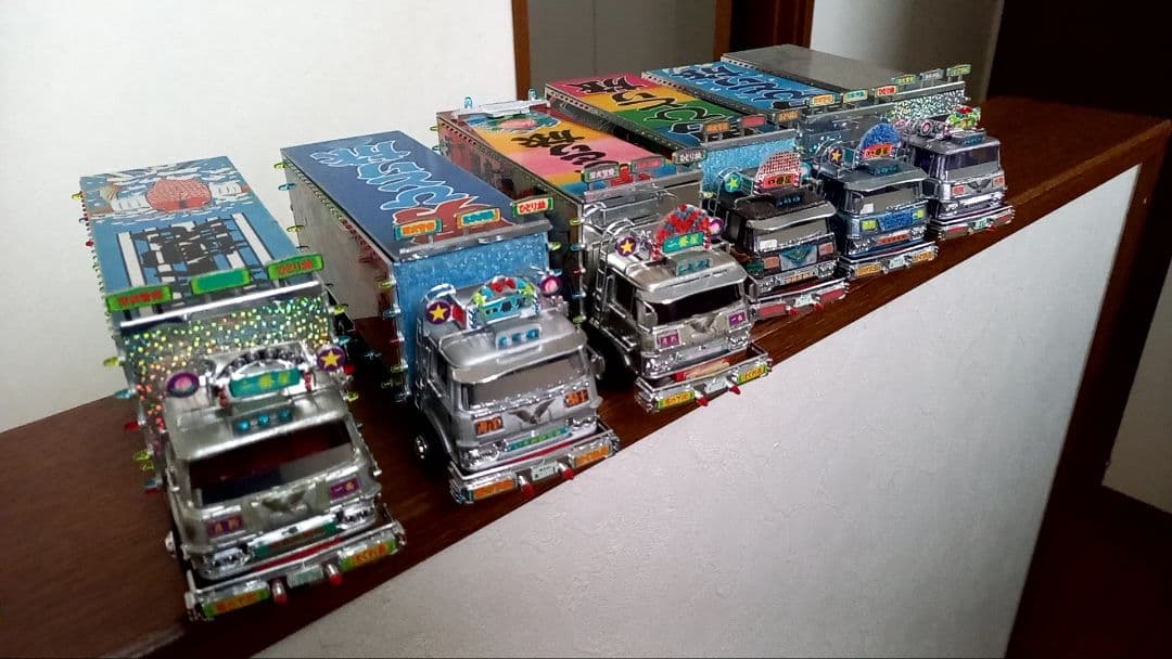 【絶版品】1／48トラック野郎　完成品ジャンク６台セット