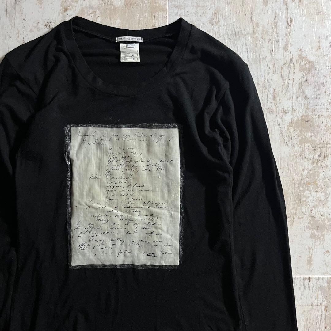 MARC LE BIHAN マルクルビアン フランス製 グラフィック カットソー