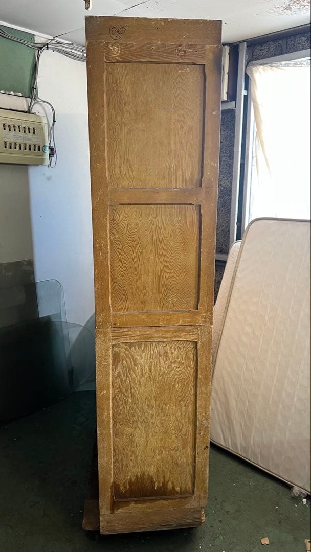 【O-1604】水屋 食器棚 飾り棚 キャビネット 昭和レトロ アンティーク