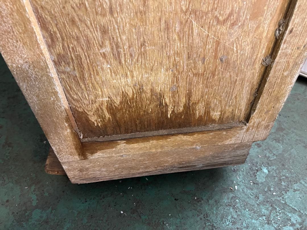 【O-1604】水屋 食器棚 飾り棚 キャビネット 昭和レトロ アンティーク