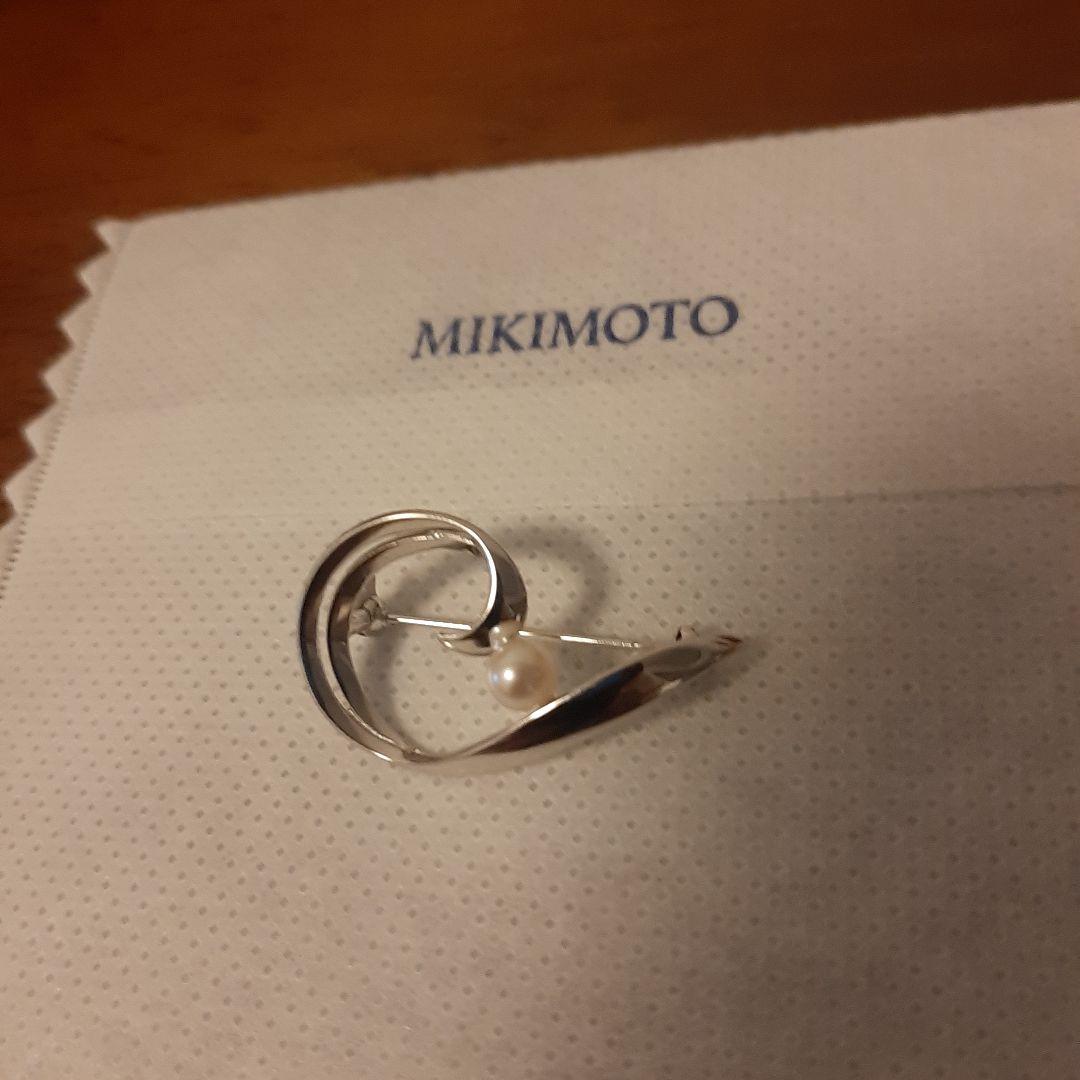 MIKIMOTO 真珠 一粒ブローチ