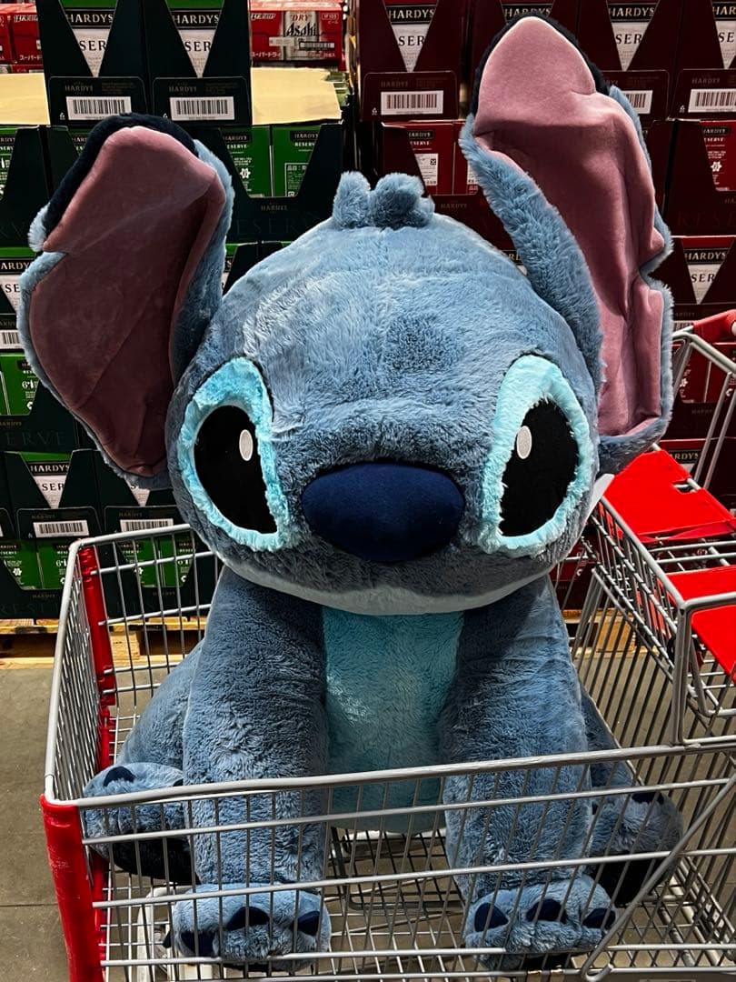 コストコ限定スティッチ 特大ぬいぐるみ