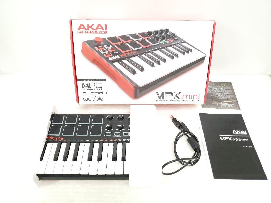 AKAI MPK mini MK2 美品　midi キーボード　動作確認済み