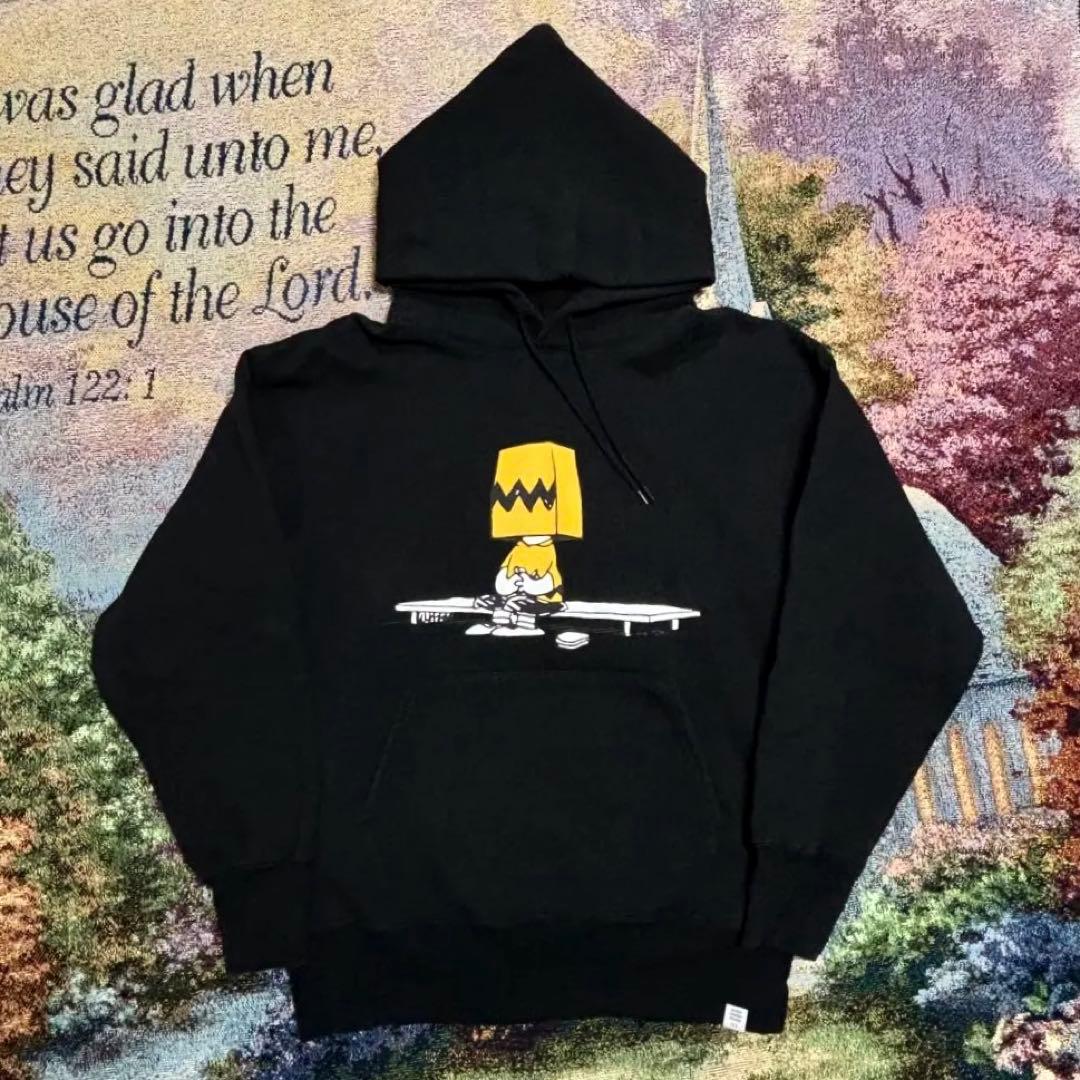 極美品　BEDWIN・PEANUTS ブラック パーカー N2