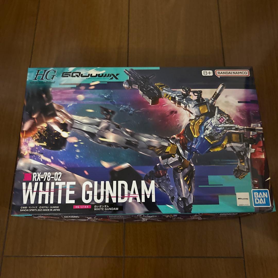 HG　機動戦士ガンダムジークアクスガンプラセット　白いガンダム　ザクGQ版