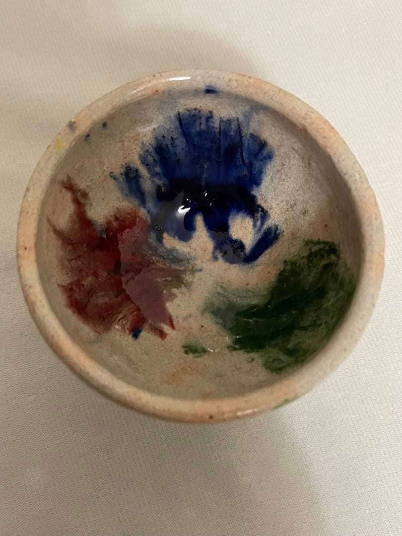 出口王仁三郎　ぐい呑み　茶碗　耀盌　ようわん 口径8.3cm 高さ5.9cm