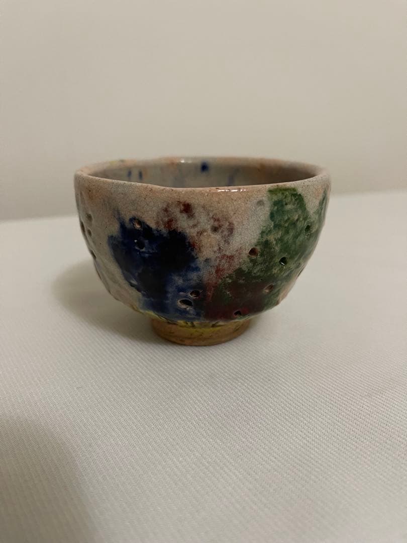 出口王仁三郎　ぐい呑み　茶碗　耀盌　ようわん 口径8.3cm 高さ5.9cm