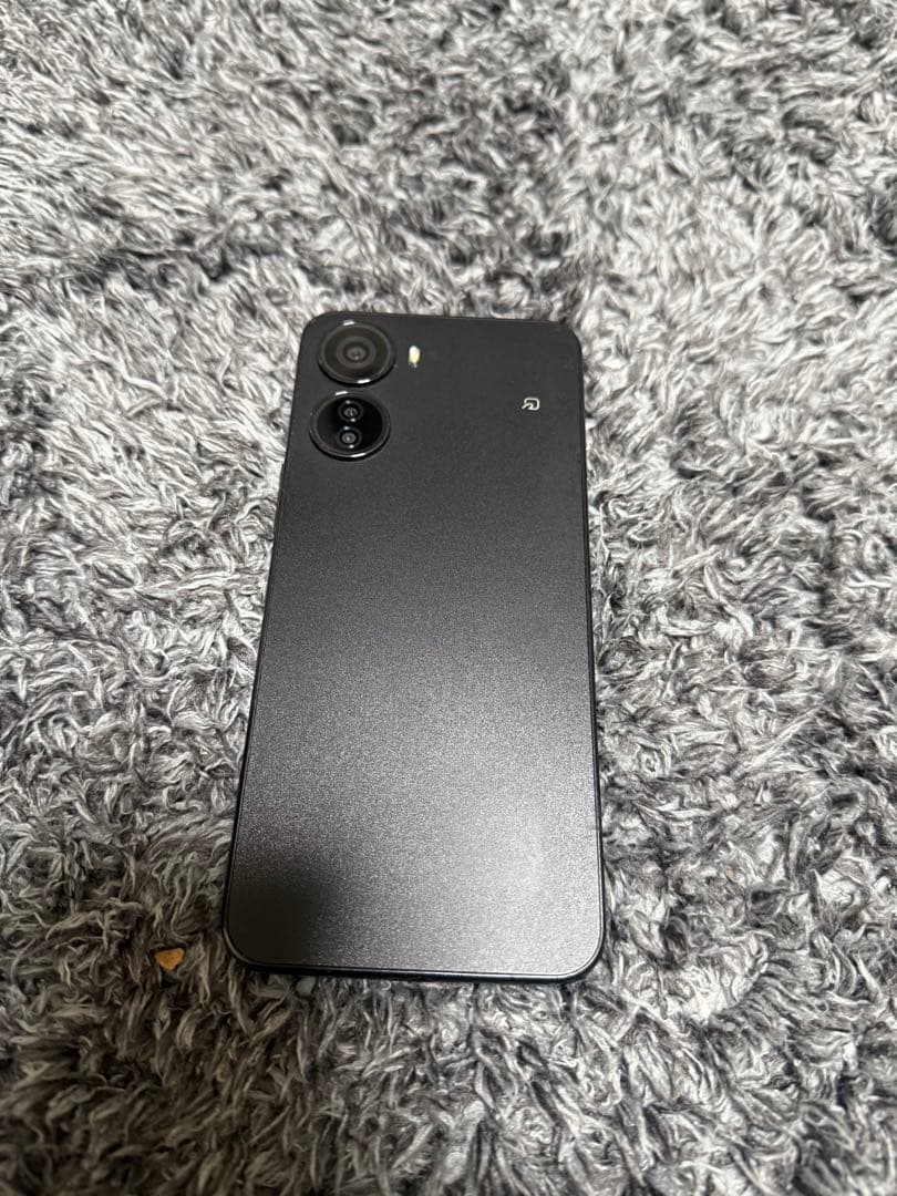 ブラック デュアルカメラスマートフォン本体