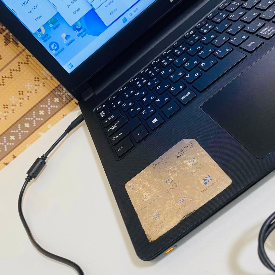 Y799 DellノートパソコンSSD高速WEBカメラWindows11オフィス