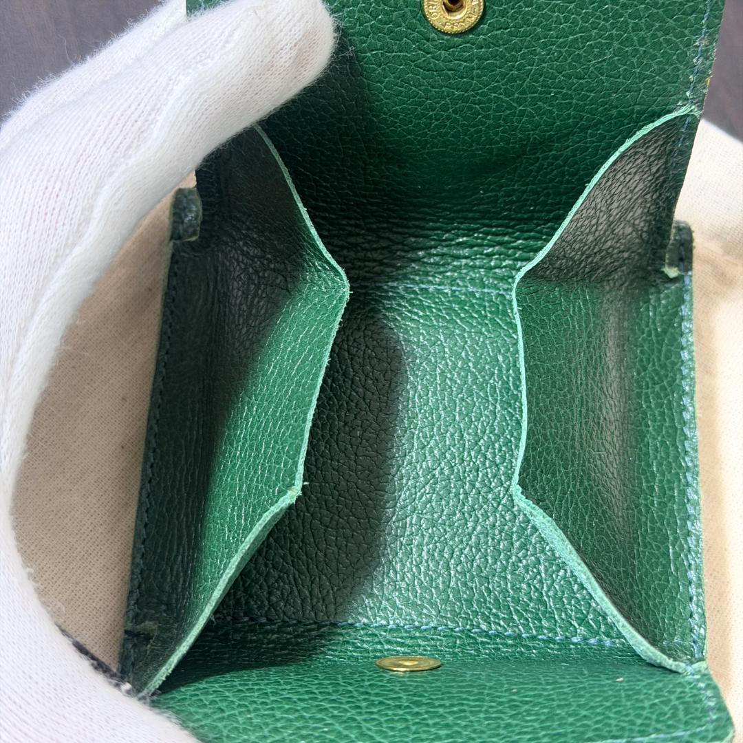 【新品未使用】イルビゾンテ 折り財布 グリーン