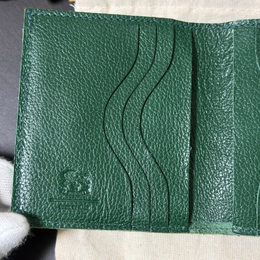 【新品未使用】イルビゾンテ 折り財布 グリーン