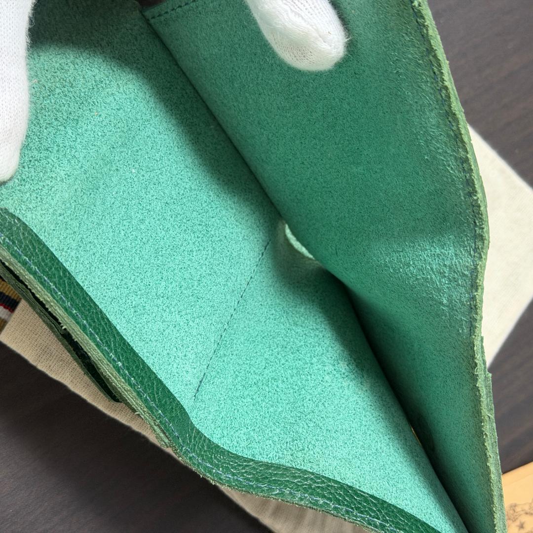 【新品未使用】イルビゾンテ 折り財布 グリーン