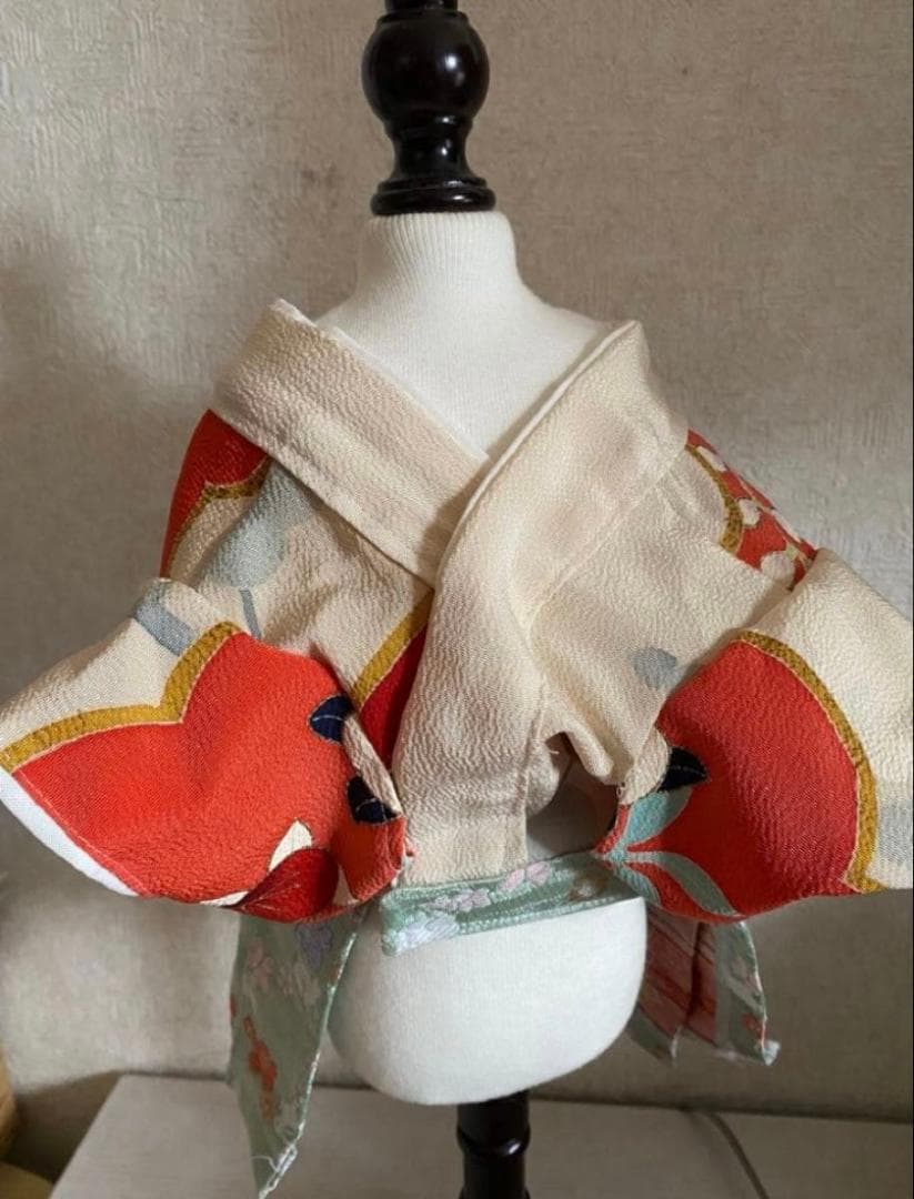 【ハンドメイド】一点物 犬用袴｜本物の友禅｜男の子用