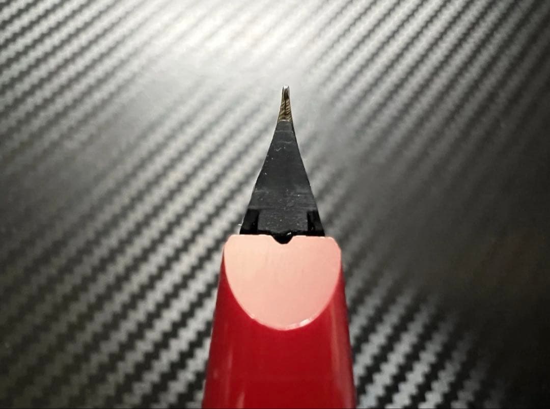 美品 モンブラン ジェネレーション 万年筆 レッド EF 極細字