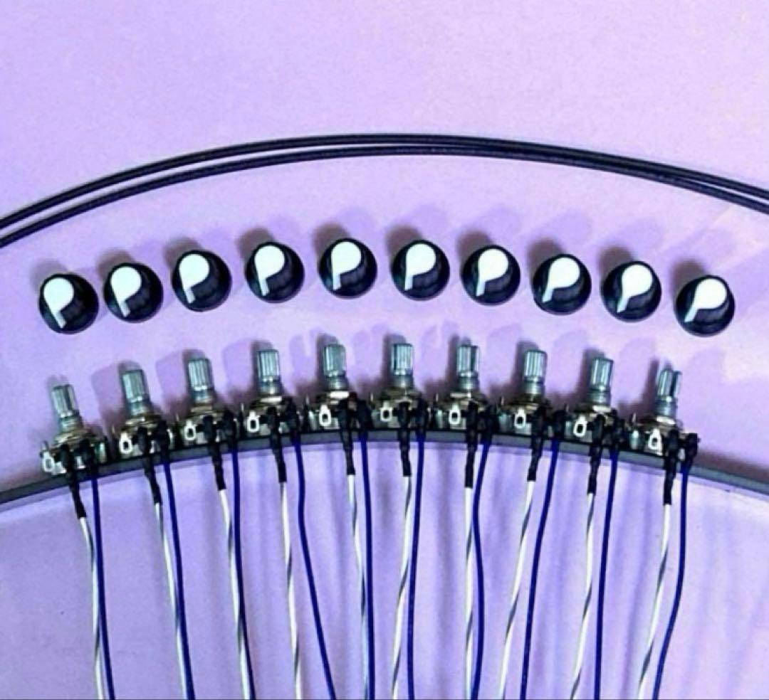 ⭐️パチスロ/パチンコ実機用抵抗入無段階ボリューム調整器1kΩ100個set送料込