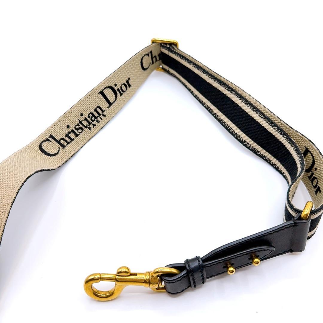 ◇クリスチャンディオール◇キャンバス/エンブロイダリー/ショルダーストラップ