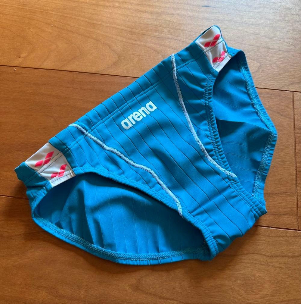 【美品】ARENA ダブルマット ARN-7020 M スカイブルー 競パン