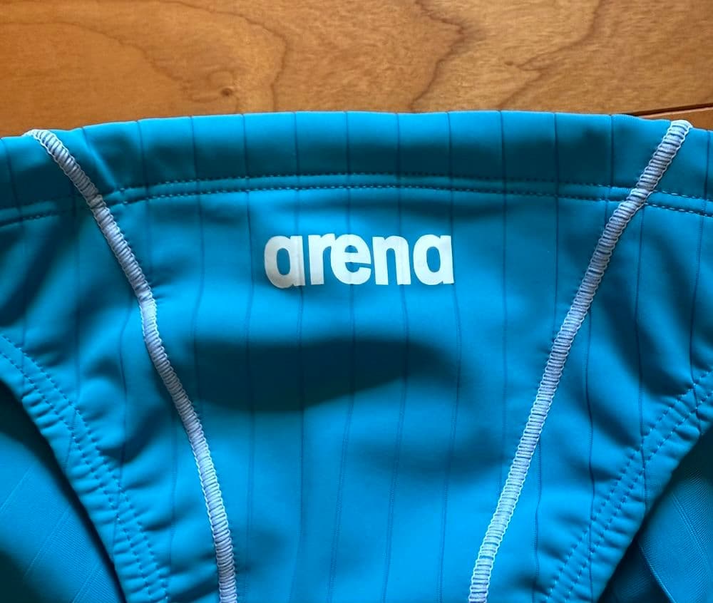 【美品】ARENA ダブルマット ARN-7020 M スカイブルー 競パン