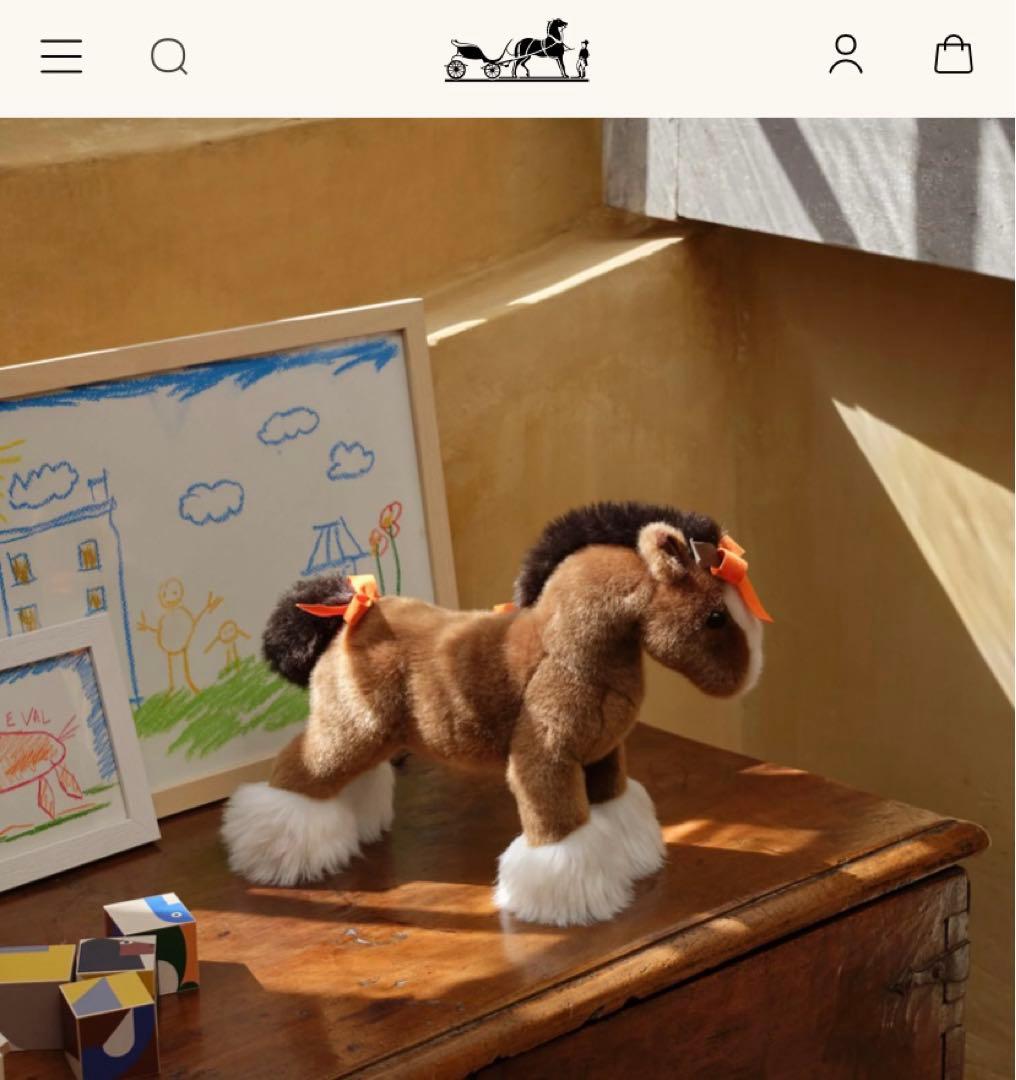 新品✨エルメス エルミー HERMES 馬　ぬいぐるみ