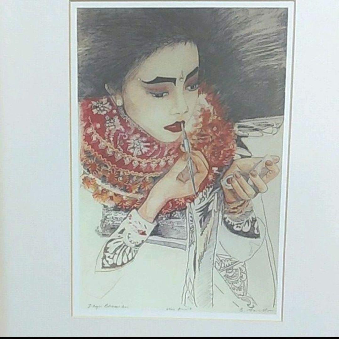 バリ絵画　バリアート　アンティーク　バリス　バリ舞踊