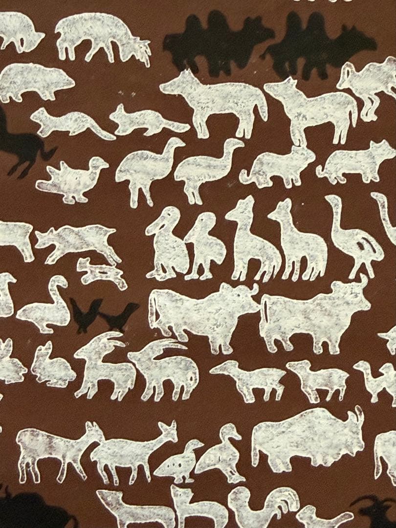 徳力富吉郎　木版画　「ノアの方舟」（1966年　直筆サイン　10/200）