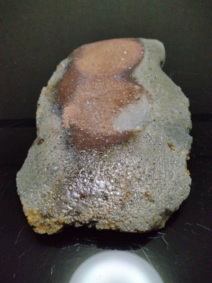 【備前焼 窯変長皿】伝統工芸士 森本 桂／送料込み！