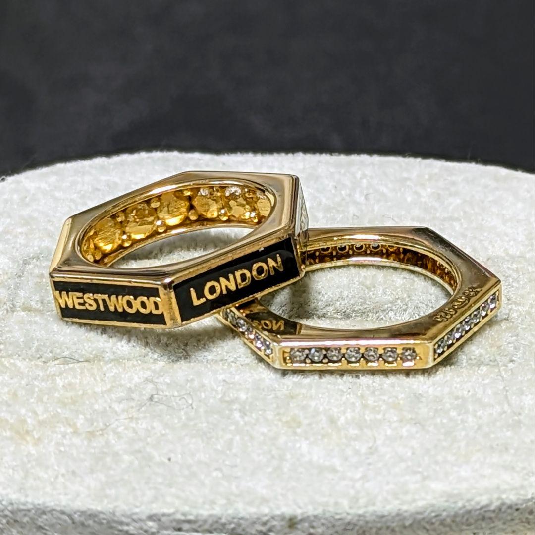 vivienne westwood Alix ring ロゴリング 2点set