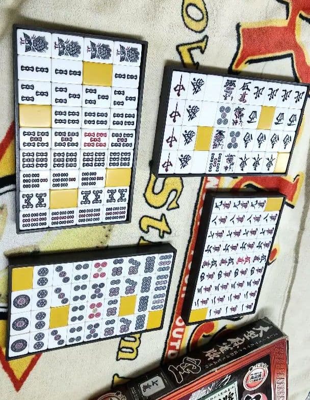 大型麻雀牌 特大２Ｌサイズ まーじゃんぱい 点棒 マージャンパイ 麻雀牌一式