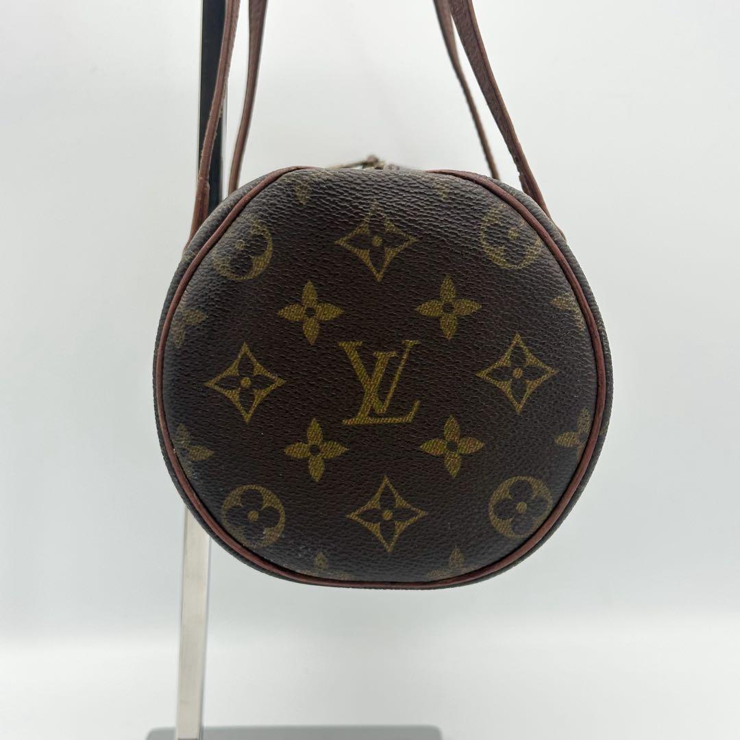 ルイヴィトン パピヨン 26 モノグラム ブラウン ハンドバッグ ヴィンテージ