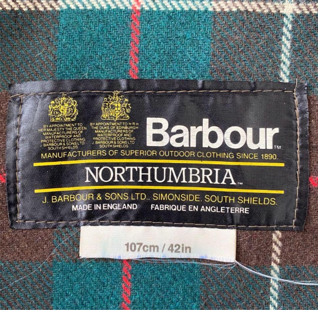 【希少色】80s Barbourノーザンブリア ラスティック 2クラウン YKK
