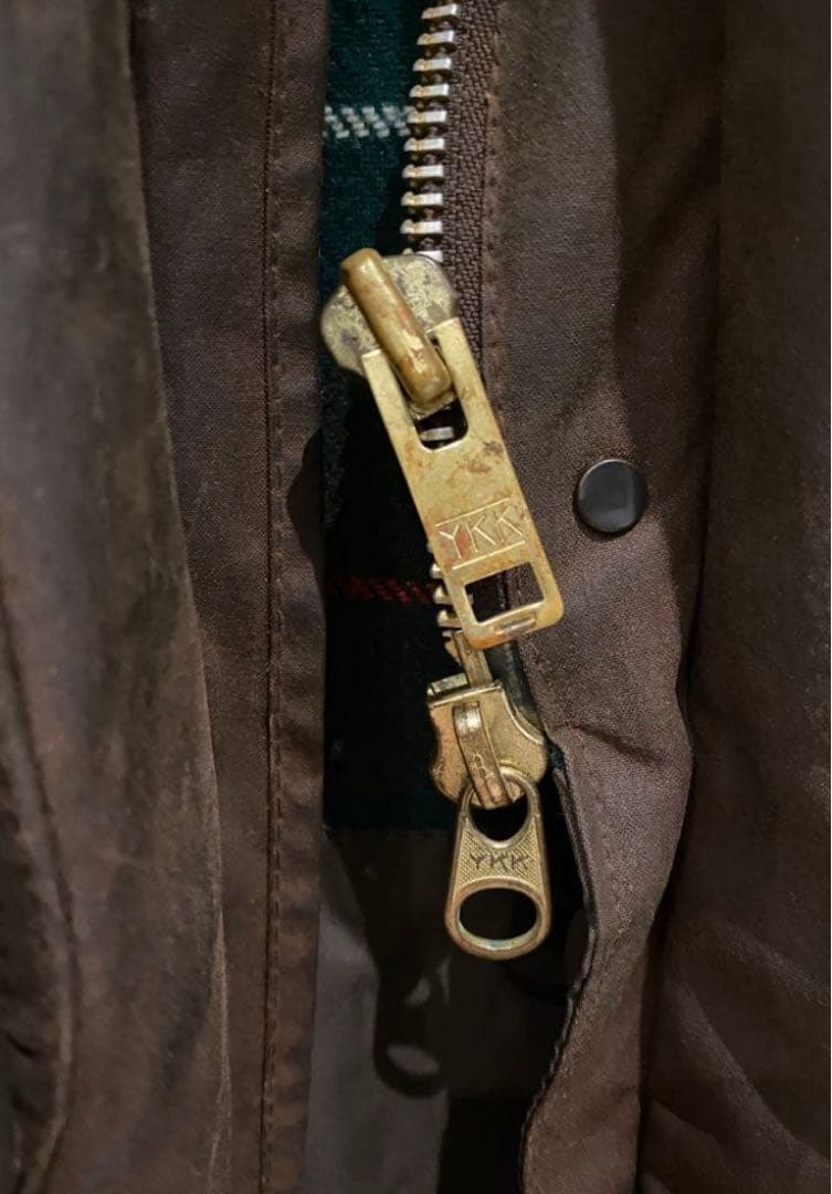 【希少色】80s Barbourノーザンブリア ラスティック 2クラウン YKK