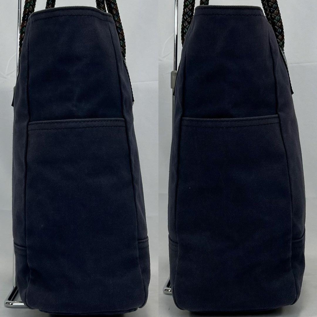 【美品】ヴィヴィアンウエストウッド トートバッグ キャンバス オーブ 紺