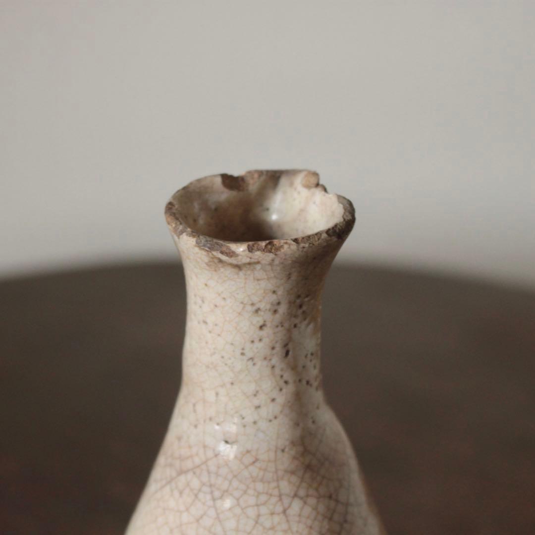 陶胎染付 太白手 徳利 酒器 古美術 古道具 アンティーク