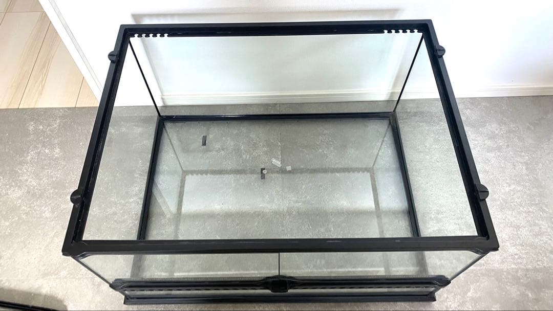 グラステラリウム6030 60×45×30 ガラス製 飼育ケージ 透明 2扉