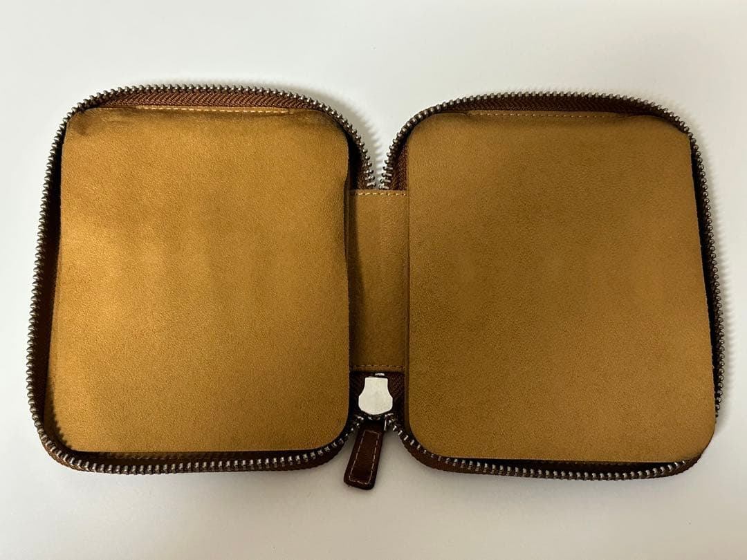 ガレンレザー　10本差しペンケース　クレイジーホースブラウン