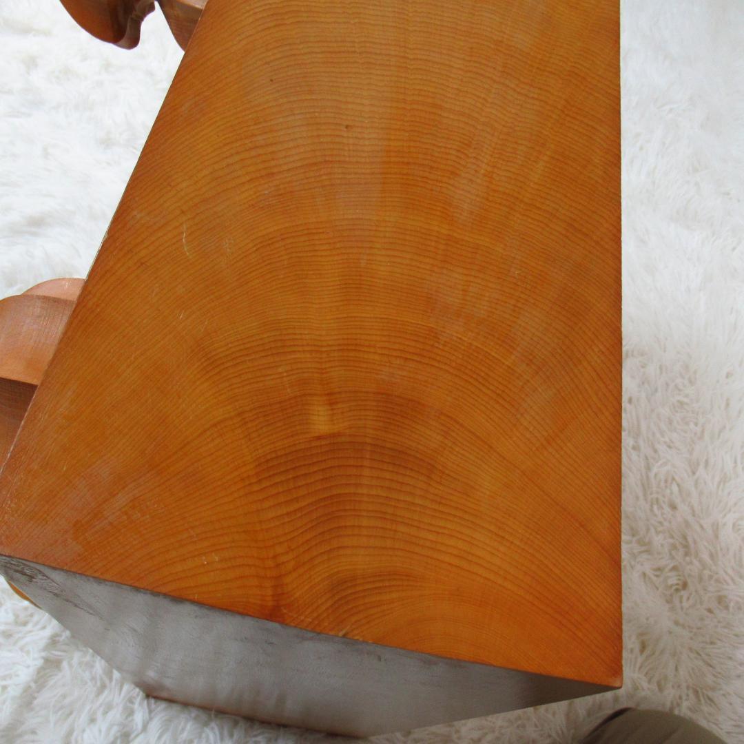 高級囲碁盤 本榧 天地柾目 ヘソ・脚付き 「厚み 約16.5cm」5.5寸