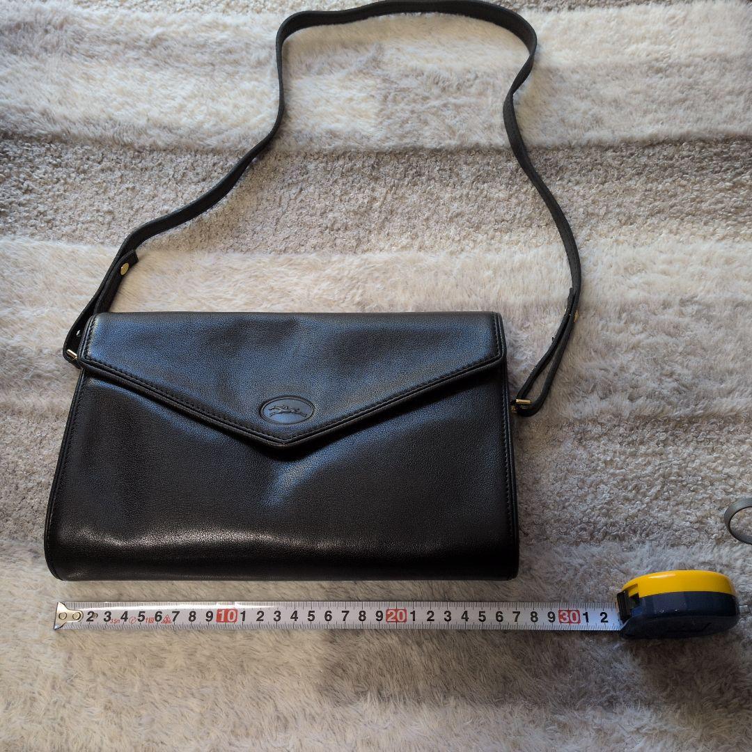 LONGCHAMP 黒 ショルダーバッグ