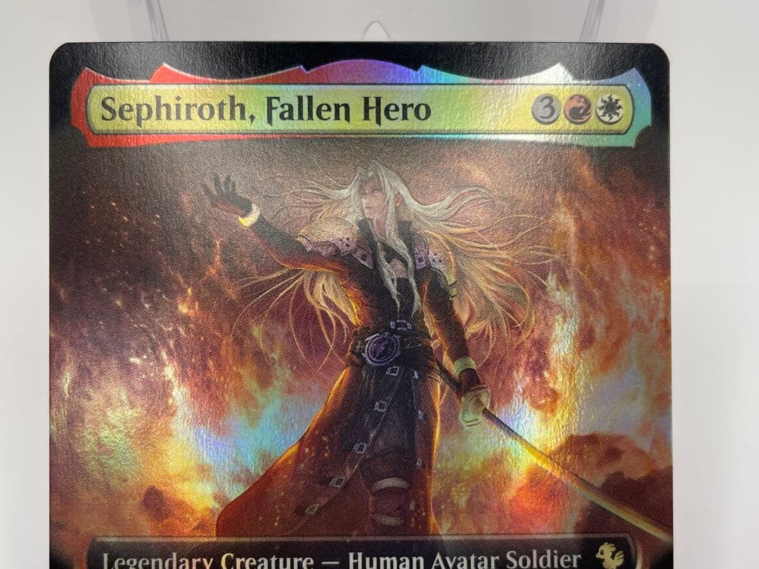 mtg 堕ちた英雄、セフィロス 英語 拡張FOIL FF