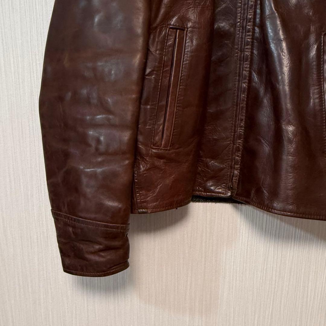 5th飛行機タグ エアロレザーハイウェイマン 馬革 ホースハイド