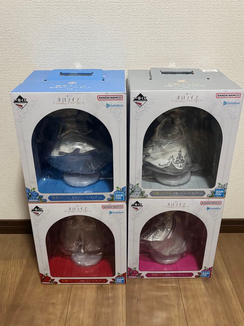 ホロライブ 一番くじ　フィギュア　4人セット