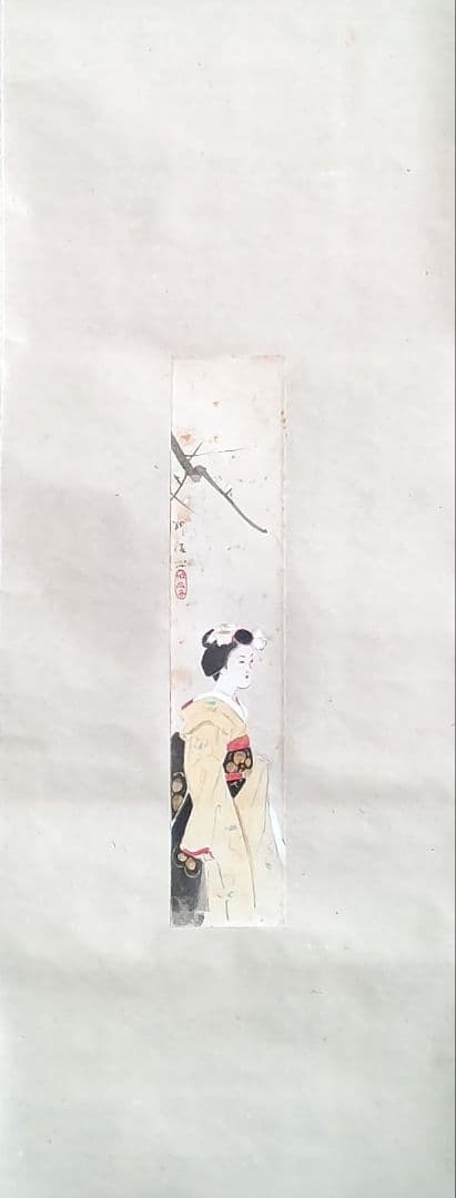 掛軸 『早梅』梶原緋佐子 日本画