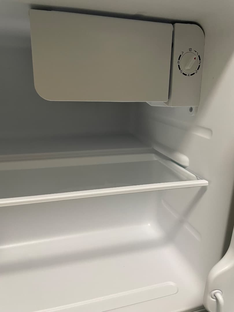 美品 冷蔵庫 2022年製 46Lブラック PRC-B051D-B