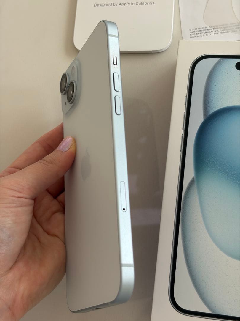 iPhone 15 plus ブルー 128GB